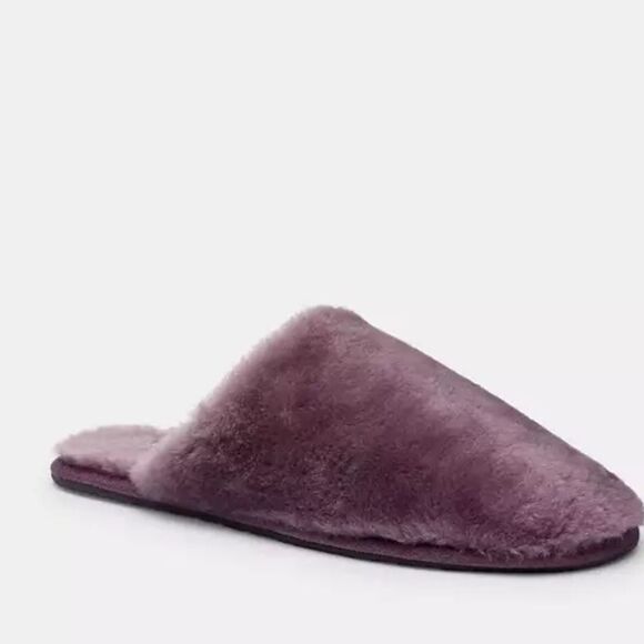 Coach Zennie Slipper In Signature Shearling - Picture 1 of 10